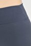 High Waist Tights with Ribbed Rose Belt and Fleece Inside - 5
