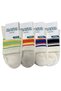 Pack of 4 Unisex Cream Colored College Socks - 2