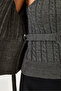 Women's Anthracite Knitwear Double Set 20247577 - 7