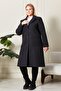 Women's Plus Size Cashmere Coat - 5