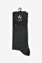 Men's Anthracite-Khaki Patterned Single Socks