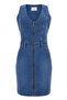 Denim Mini Dress Women's Dress W3Gk15D4K96 - 3