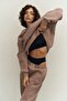 Mini Bike Taupe Crew Neck Tracksuit Set