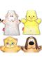 6 Piece Set of Our Friends in the Village Hand Puppet Set, Educational Toy - 8
