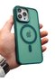 Apple iPhone 14 Pro Max Case Magsafe Compatible Camera Protruding Shock Absorbing Matte Luxury Cover Tb-02