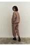 Mini Bike Taupe Crew Neck Tracksuit Set - 4