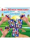 3 Set - 30 Pieces Tox Pets, Wild Animals and Family Members Finger Puppet T772 T782 T752 - 8