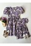 Purple Rose Mother-Daughter Dress Combination (SOLO FOR SALE) - 5