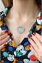 316 l steel ayetel kursi written necklace steel - 4
