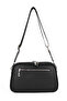 Women's Black Three-Eye Crossbody Shoulder Bag Mv015 - 6