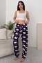 Women's Suede Hello Kitty Patterned Pajamas - 4
