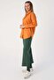 Soft Orange-Oversize Basic Shirt - 3