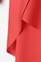 Pomegranate Flower-Shirt Neck Half-Plate Slit Long Back Tunic - 5