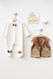 Baby Boy Vest Overalls Set Luxury Mevlüt Set Circumcision Robe Baby Gift - 2
