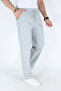 Gray Men's Hambez Elastic Comfortable Fit Cotton Tracksuit Bottom Trousers - 2