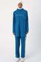 Petrol-Neon Detailed Oversize Sweat Tunic - 2