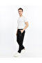 Men's Navy Blue Zipper Pocket Straight Leg Sweatpants Bottom-P601 - 2