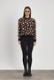 Black Leopard Detail Knitwear Sweater 24342 - 2