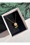 316L Women's Daisy Necklace with Zircon Stone