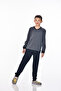 Mooncover Boys' Seasonal Cotton Interlock Pajama Set – Navy Blue - 5