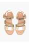 Flora Bella Solid Sandals with Hook and Loop Closure