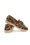 Women's Comfortable Lightweight Soft Leopard Print Tasseled Loafer Ballerina Shoes - 4