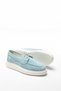 Frg1001-1 100% Genuine Calf Leather Men's Casual Shoes Lace-Up Daily Comfortable Sneaker Blue/White - 6
