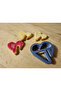 Black Cookie Mold - 3 Heart Shaped - 2
