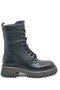 102-24640-Z Sherly Long Boots Genuine Leather Women's Boots Black - 2