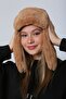 Brown Soft Fur Trapper Hat, Buckle Ear Cap Beanie Beanie for Cold Weather1127 - 6
