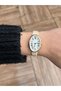 Vias Cream Leather Band Retro Women's Wristwatch - 2