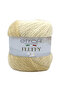 Fluffy Knitting Yarn Ivory 100% Anti-Pilling Acrylic 100g 300m (Se1153)