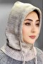 Balaclava Corded Knitwear Knitted Beanie Cap - 2