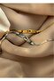 Steel Bracelet with 2 Letters - Valentine's Day and Birthday Gift - 3
