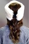 Women's Vegan Fur Neck Collar Bandana - 8