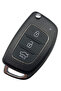 Hyundai Accent Blue I20 I30 Compatible Auto Keychain Key Control Case with Screw and Logo