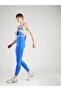 Dri-Fit Universa - طماق زرقاء للنساء، دعم متوسط 7/8، خصر عالي، دعم متوسط - 2
