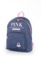 "Pink" School Backpack Navy Blue / 03817 - 2