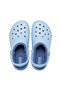 Classic Lined Clog Kids Slippers207010-4ns Blue Calcite - 4