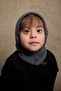 Knitted Children's Balaclava Beanie Anthracite - 3