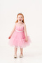 Sequin Belt Ruffle Straight Girls' Evening Dress - 3