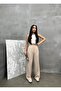 Premium Pleated Wide-Leg Palazzo Fabric Trousers - 2