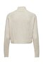 Turtleneck High Sweater Beige