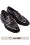 100% Genuine Leather, Python Pattern, Laceless, Inner and Outer Leather Men's Shoes