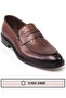 100% Genuine Leather, Python Pattern, Laceless, Inner and Outer Leather Men's Shoes - 3