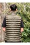 Stand Collar Water Repellent Windproof Inflatable Lightweight Vest - 4