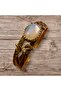 Genuine Copper Ancient Antique Moonstone Antiallergic Copper Bracelet - 3