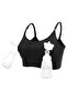 Hands free Pumping & Nursing Bra, Black - M