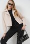 0717 Women's Short Cashmere Jacket - Beige - 4