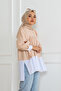 Pleated Shirt Beige 2131 - 4